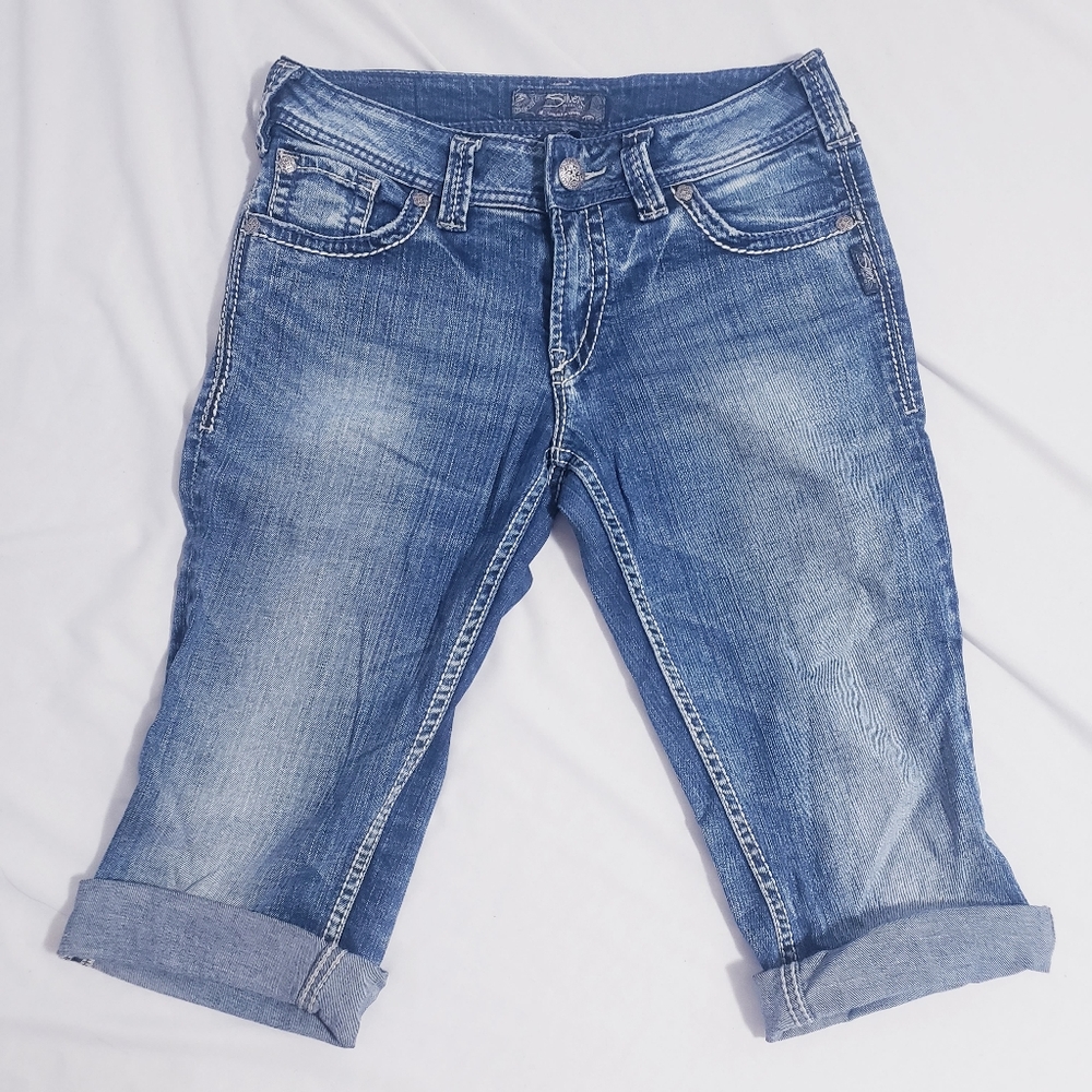 Silver Jeans Suki Surplus Knee length Capris